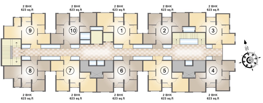 Block-E Floorplan